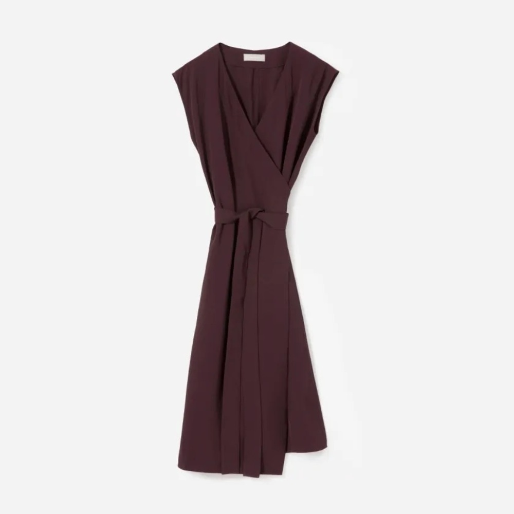 Everlane GoWeave Short Sleeve Wrap Dress